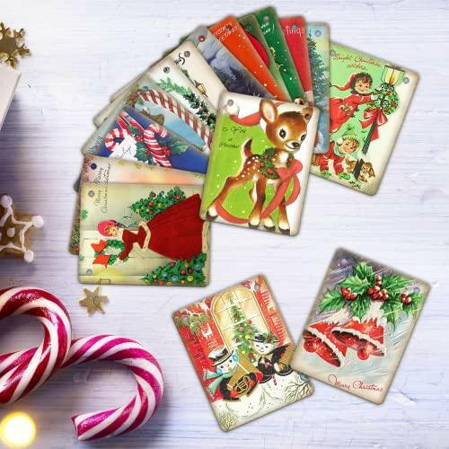 Vintage Christmas Banner Christmas Decorations Vintage Style Bunting - The European Gift Store