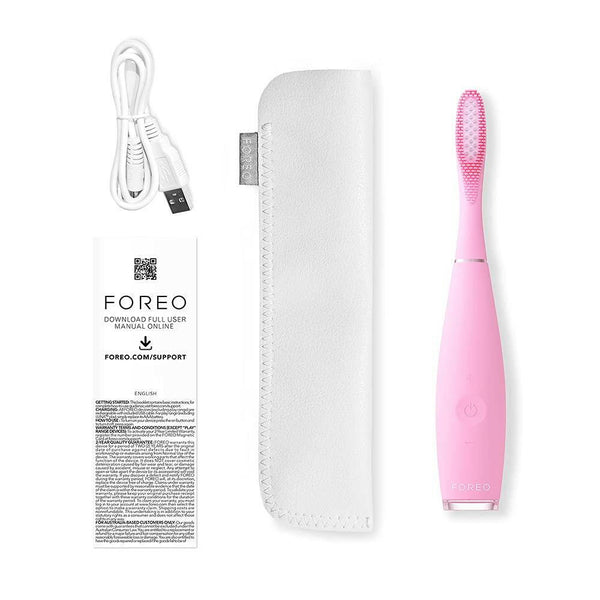 FOREO ISSA 3 Pink, Rechargeable Electric Ultra-Hygienic Sonic Toothbrush with Silicone & PBT Polymer Bristles - The European Gift Store