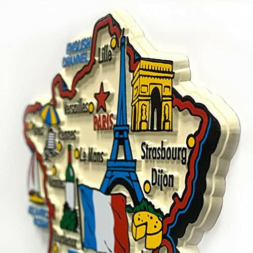 Poland Jumbo Country Map Magnet by Classic Magnets, Collectible Souvenirs