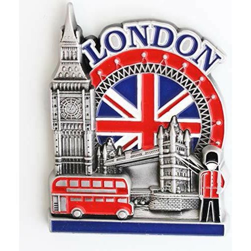 England London Metal Fridge Magnet - The European Gift Store