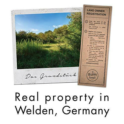 Real Piece of Land - Germany | Personalized Land Owner's Certificate
