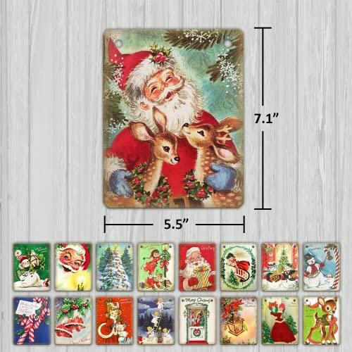 Vintage Christmas Banner Christmas Decorations Vintage Style Bunting