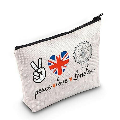 TSOTMO London Gift London Trip Accessories Bag London Eye Cosmetic Bag London Britain Journey Gift (PEACE London) - The European Gift Store