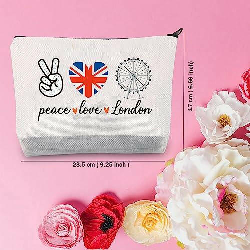 TSOTMO London Gift London Trip Accessories Bag London Eye Cosmetic Bag London Britain Journey Gift (PEACE London) - The European Gift Store