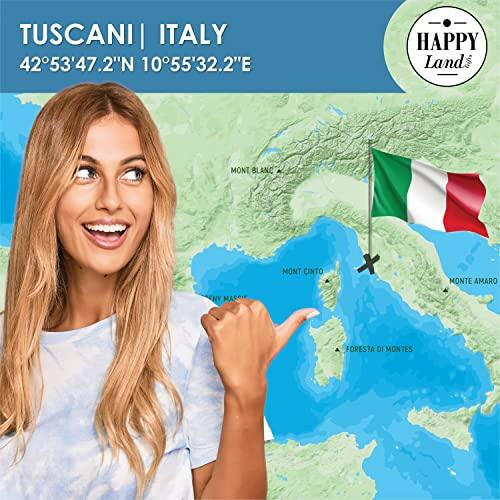 Real Piece of Land - Tuscany | Personalized Land Owner's Certificate