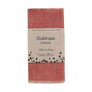 Vaxbo Lin 100% Linen DISKTRASA Dishcloth | Made in Sweden | Stunning Array of Colors (Blush) - The European Gift Store