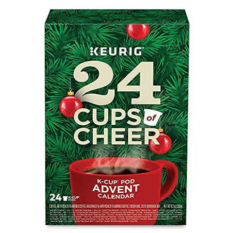 Keurig Advent Calendar Variety Pack, Single Serve K-Cup Pods, 24 Count