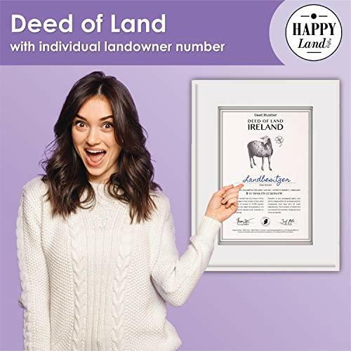 Real Piece of Land - Ireland |Personalized Land Owner's Certificate