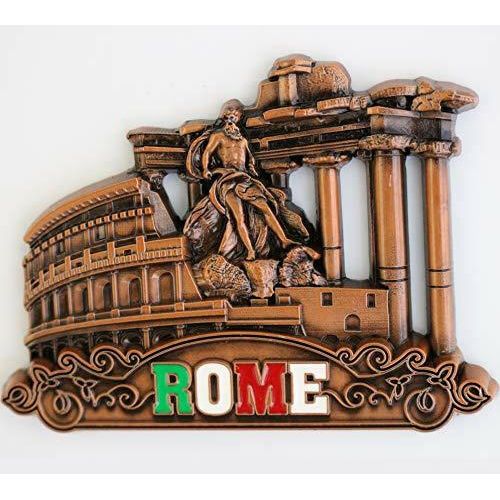 Italy Rome Metal Fridge Magnet Unique Design Home Kitchen Decorative Travel Holiday Souvenir Gift, Stick Up Your Lists Photos on Refrigerator