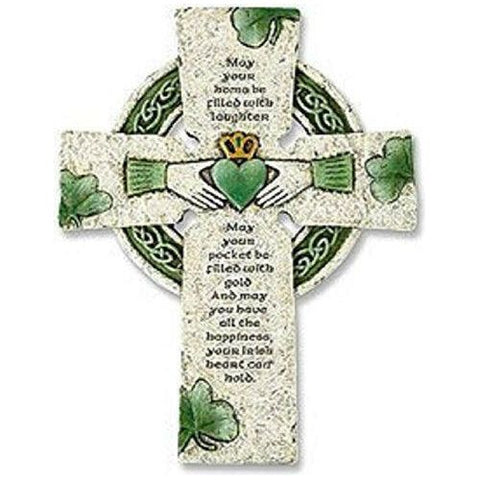 Irish Wall Cross with Traditional Irish Blessing, Living Room - The European Gift Store