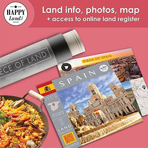 Real Piece of Land - Spain | Personalized Land Owner's Certificate - The European Gift Store