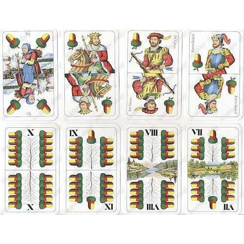 Piatnik Hungarian European German Playing Cards Deck - The European Gift Store