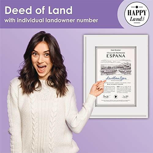 Real Piece of Land - Spain | Personalized Land Owner's Certificate