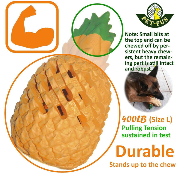 Pineapple Enrichment Toy for Chewers (Pet-Fun classical with size variations) - The European Gift Store
