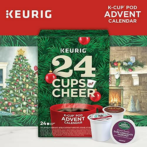 Keurig Advent Calendar Variety Pack, Single Serve K-Cup Pods, 24 Count - The European Gift Store