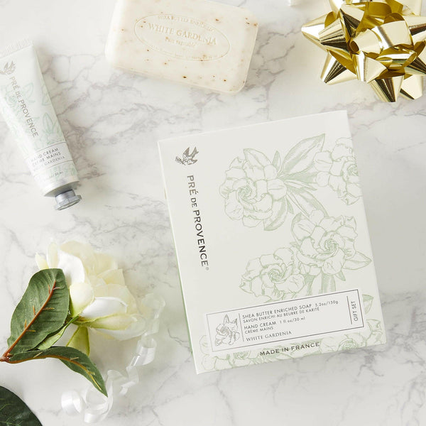 Soap & Hand Cream Gift Set - White Gardenia - The European Gift Store