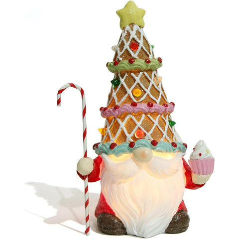 Christmas Gingerbread Man Gnome Decor Swedish Tomte Elf Dwarf Figurine - The European Gift Store