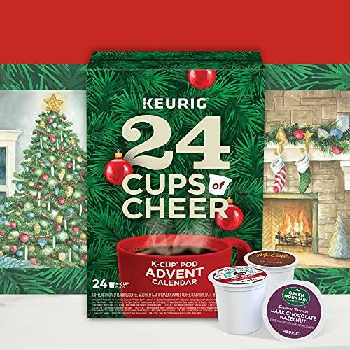 Keurig Advent Calendar Variety Pack, Single Serve K-Cup Pods, 24 Count - The European Gift Store