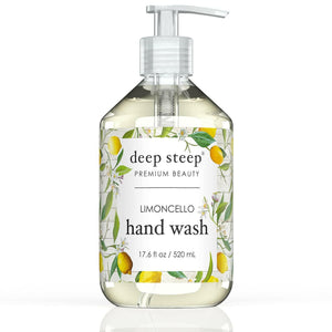 DEEP STEEP Limoncello Liquid Hand Soap, 17.6 FZ - The European Gift Store
