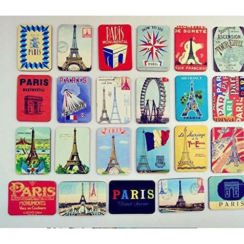 Paris Magnet Set of 24 - The European Gift Store
