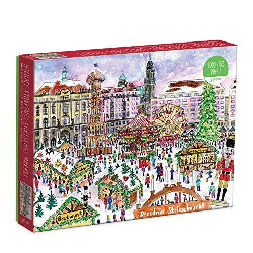 Dresden Striezelmarkt Christmas Market 1000 Piece Puzzle 27" x 20" - The European Gift Store