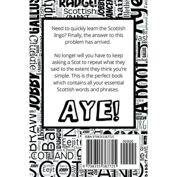 Scotland Slang Phrase Book. A Pocket Guide To Scottish Words & Phrases: A fun mini dictionary to learn yourself the Scottish dialect – humorous funny gift idea - The European Gift Store