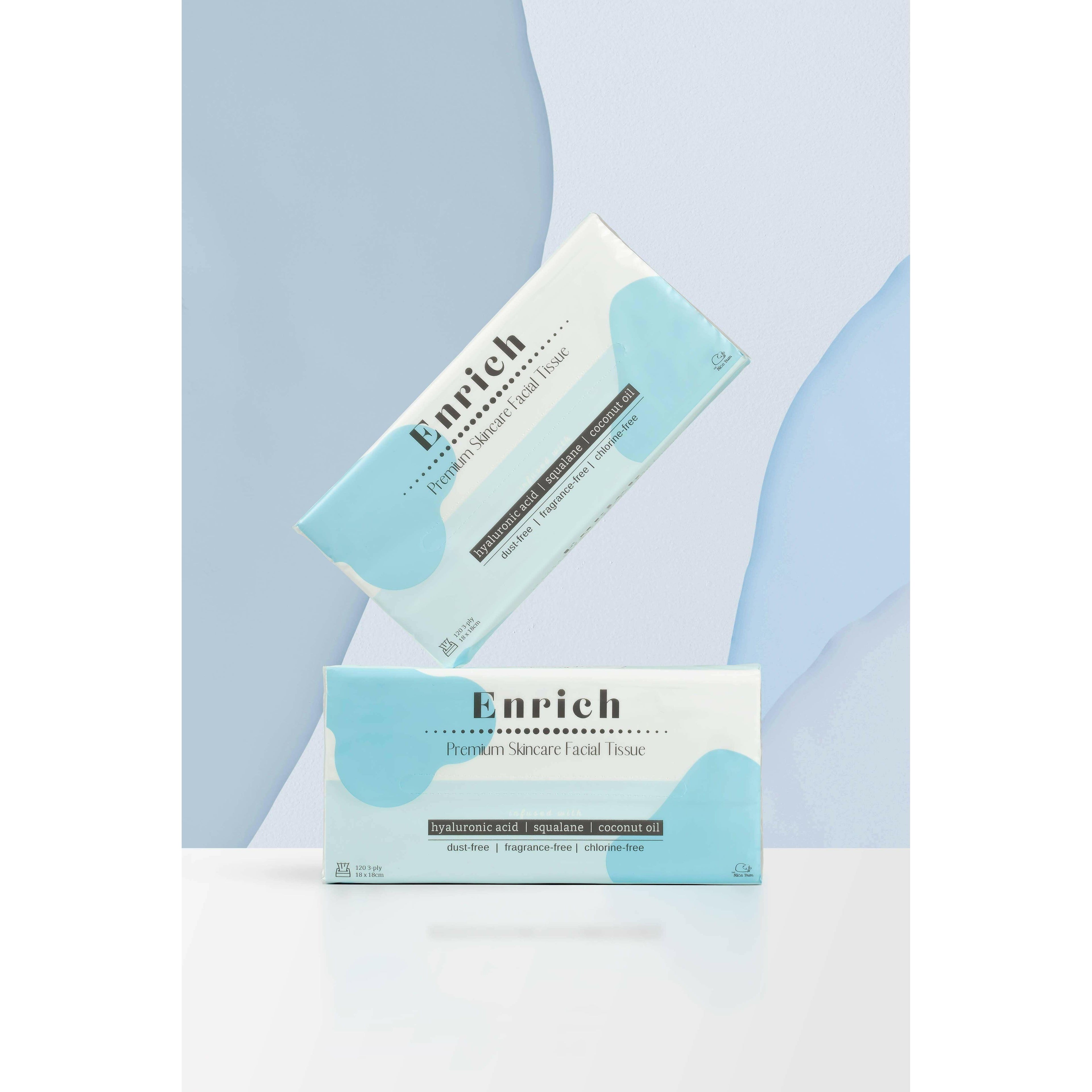 The Nice Bum - Amazingly soft Facial Tissue with Hyaluronic Acid &amp; No Dust | The European Gift Store.