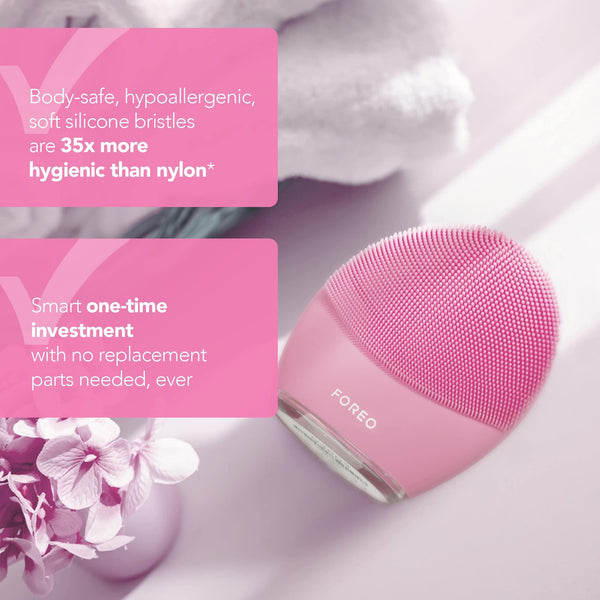 FOREO LUNA 3 Facial Cleansing Brush | Normal Skin | Anti Aging Face Massager | Enhances Absorption of Facial Skin Care Products | For Clean & Healthy Care | Simple & Easy | Waterproof - The European Gift Store