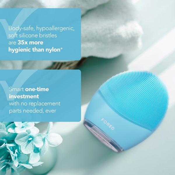 FOREO LUNA 3 Facial Cleansing Brush | Combination skin | Anti Aging Face Massager | Enhances Absorption of Facial Skin Care Products | For Clean & Healthy Face Care | Simple & Easy | Waterproof - The European Gift Store