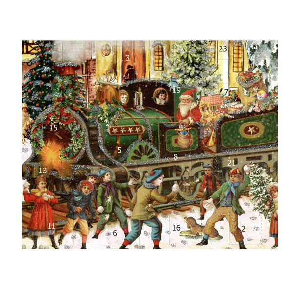 Christmas Train Advent Calendar - The European Gift Store