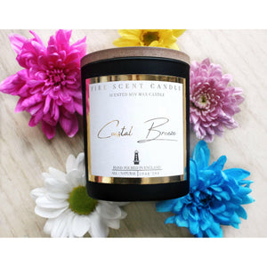 Coastal Breeze Luxury Scented Soy Wax Candle - The European Gift Store