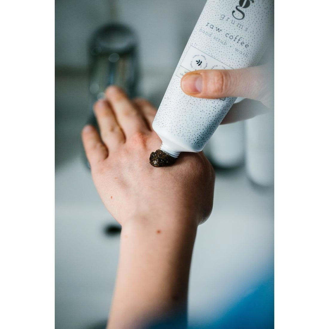 raw coffee hand scrub + wash allergy-friendly - The European Gift Store