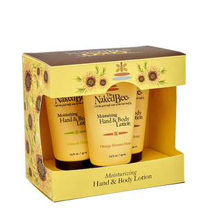 The Naked Bee - Hand and Body Lotion Trio | The European Gift Store.