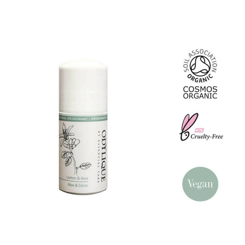 Odylique - Lemon & Aloe Vera Natural Deodorant