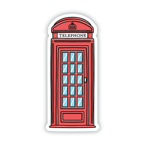 London Red Phone Box Sticker