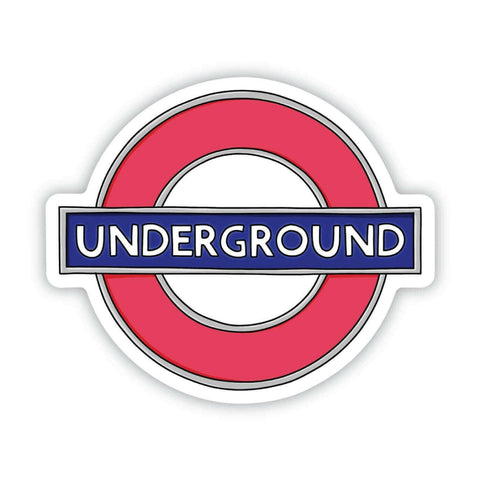 London Underground Sign Sticker - The European Gift Store