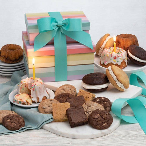 Baked Goods and Bundt Cakes Gift Tower - The European Gift Store