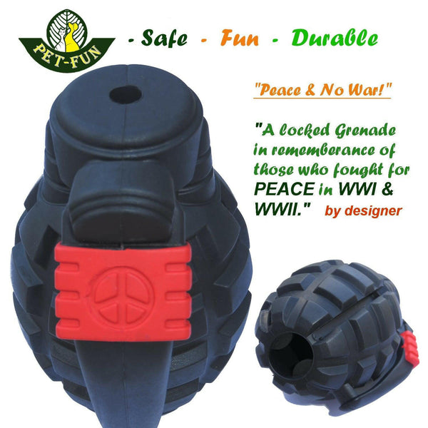 Grenade Tough Dog Toy (color variations)