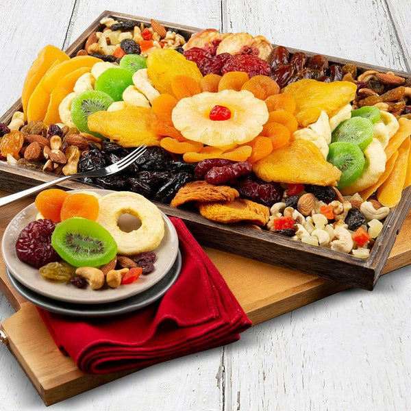 Dried Fruit & Nut Platter - The European Gift Store