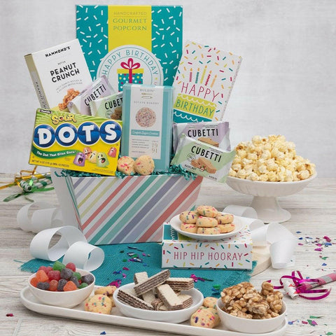 Happy Birthday Cookies and Candy Gift - The European Gift Store