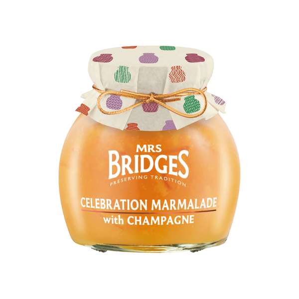 Mrs Bridges Celebration Marmalade with Champagne - The European Gift Store