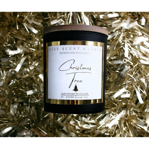 Christmas Tree Luxury Scented Soy Wax Candle - The European Gift Store