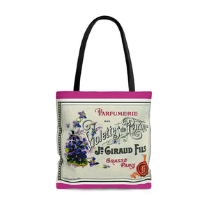 French Violet Perfume Tote Bag - The European Gift Store