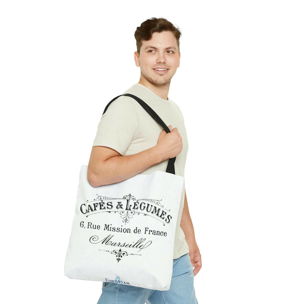 French Cafe Tote Bag - The European Gift Store
