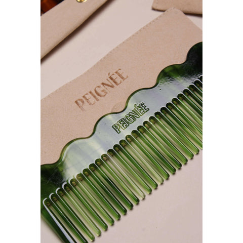 Peignee Paris - Signature comb - Emerald - The European Gift Store