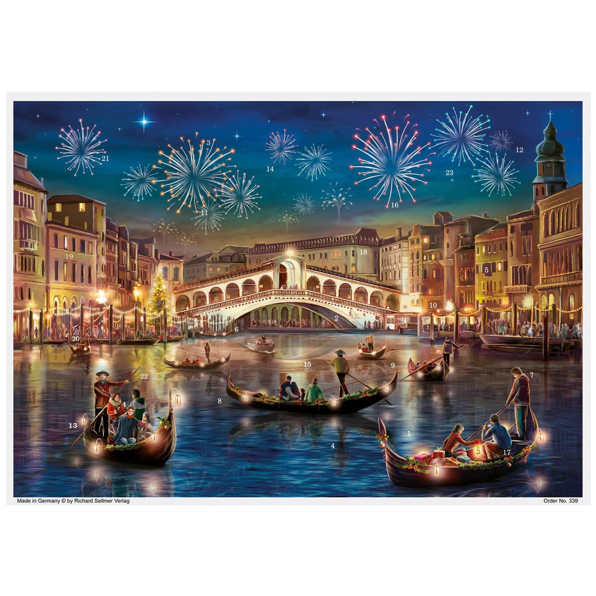 Venice Advent Calendar The European Gift Store
