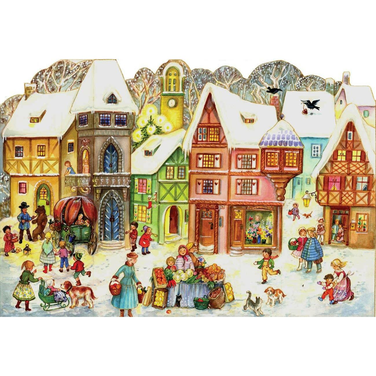 European Village Advent Calendar