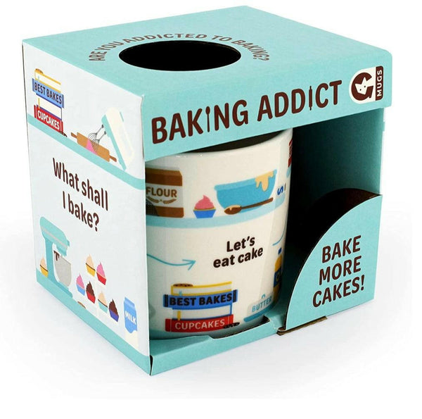 Ginger Fox Novelty Baking Addict Mug Microwave & Dishwasher Safe - The European Gift Store