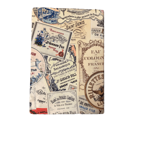 Vintage French Labels Notebook