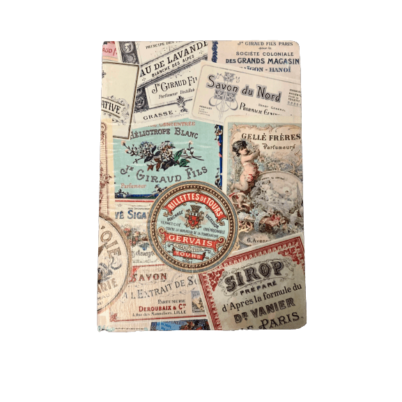 Vintage French Labels Notebook